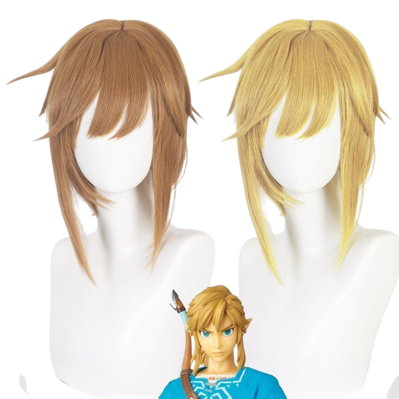 White Smoke Link Cosplay Wig | Zelda: Breath of the Wild (Skin Top Ponytail)
