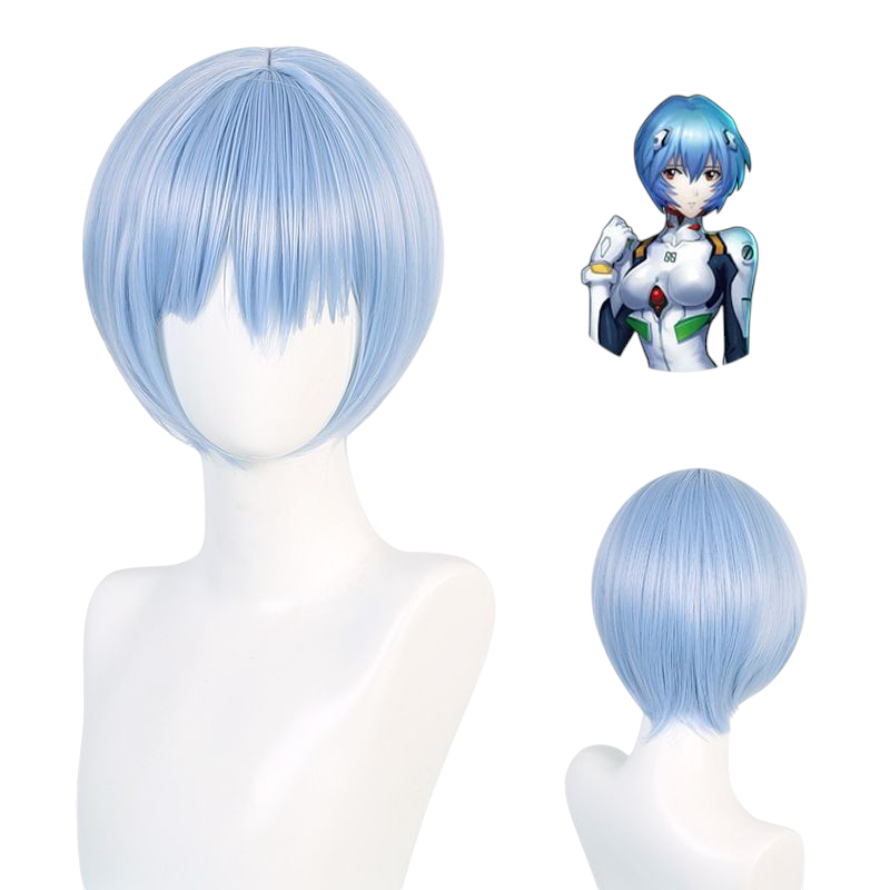 Lavender Rei Ayanami Cosplay Wig | Evangelion (Blue, Skin Top) EVA