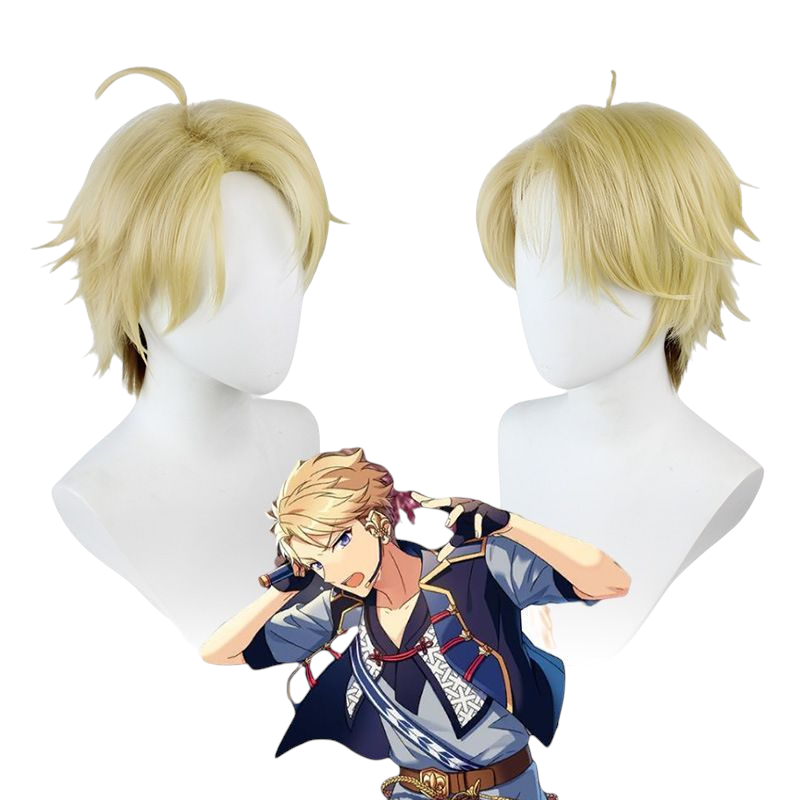 Light Gray Arashi Narukami Cosplay Wig | Ensemble Stars! (Autumn Curls)