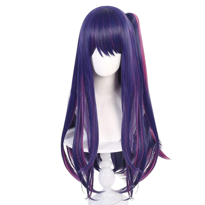 Dark Slate Gray Ai Hoshino Cosplay Wig | Oshi no Ko (Purple Gradient)