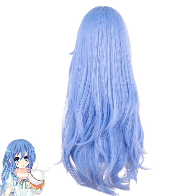 Sky Blue Yoshino Cosplay Wig | Date A Live (Mixed Blue Curls)
