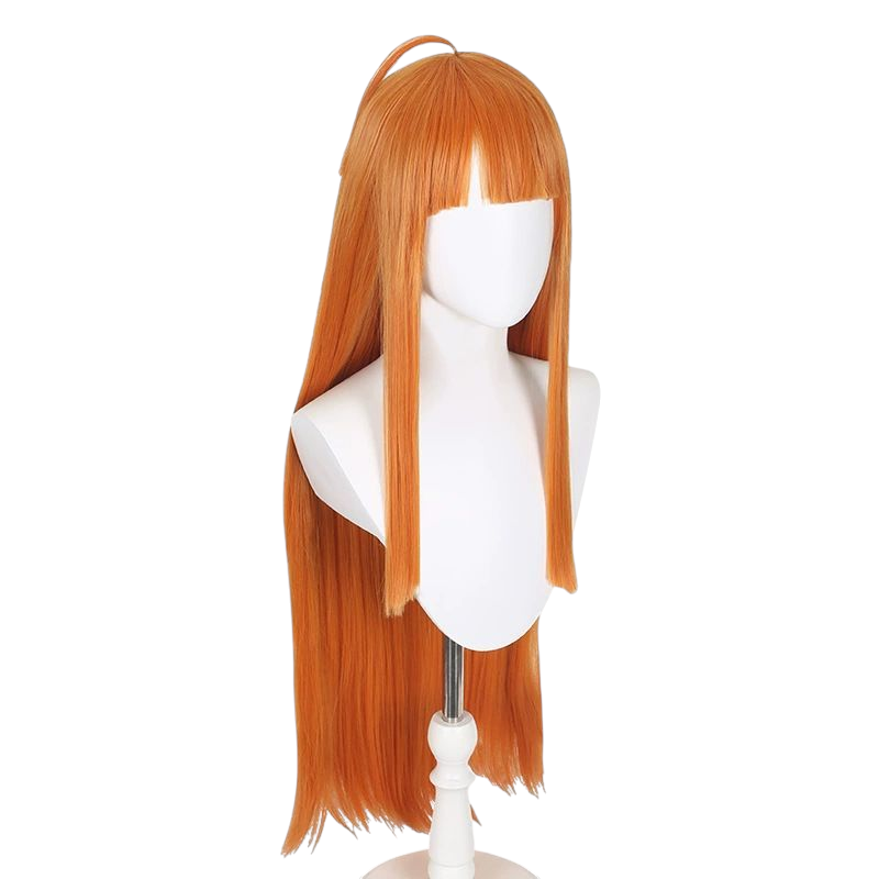Chocolate Futaba Sakura "Oracle" Cosplay Wig | Persona 5 (Orange, Long)