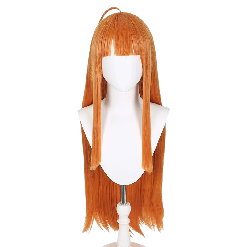 White Smoke Futaba Sakura "Oracle" Cosplay Wig | Persona 5 (Orange, Long)
