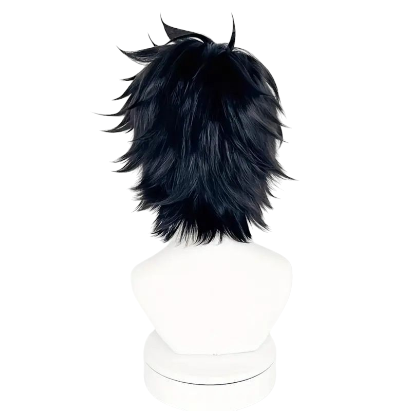 Black L Lawliet Cosplay Wig | Death Note (Black Flipped)