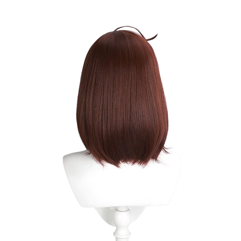 Dark Slate Gray Momo Ayase Cosplay Wig | Dandadan (Brown, Skin Top)