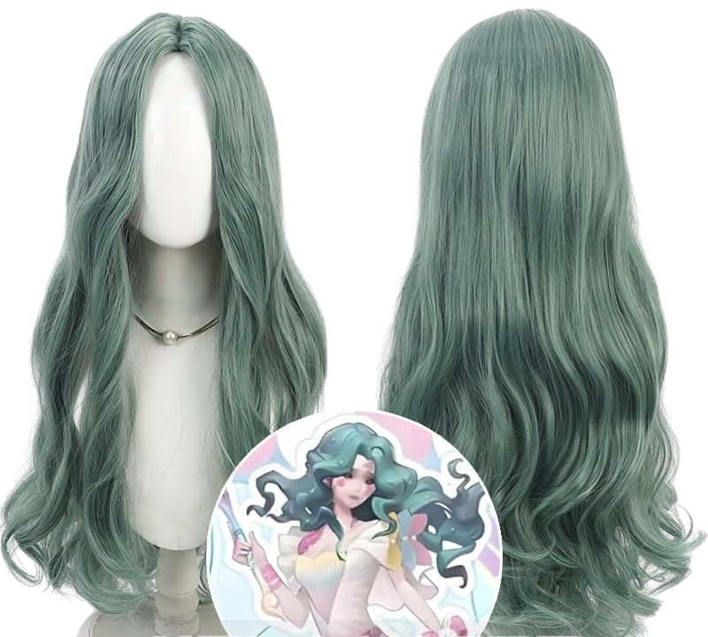Dim Gray Identity V Naiad (Sanrio Crossover) Mixed-Color Curly Cosplay Wig