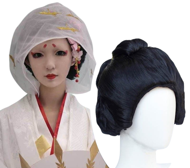 Gray Identity V Geisha "Shiromuku" (White Kimono) Cosplay Wig