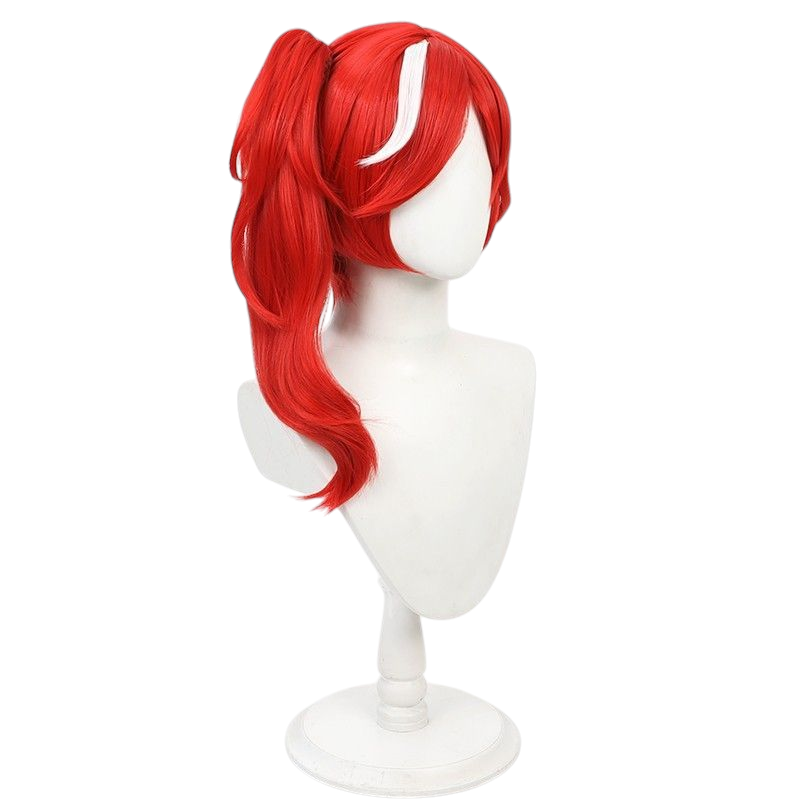 Beige Identity V Priestess "Scarlet" (Red-Haired Witch) Red Cosplay Wig with Highlights