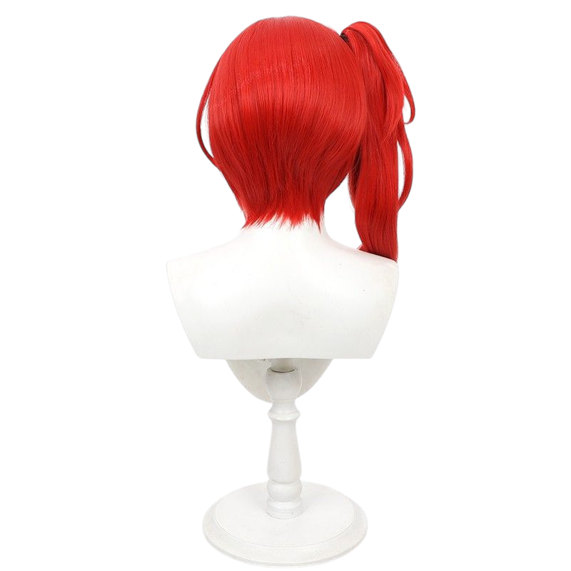 Beige Identity V Priestess "Scarlet" (Red-Haired Witch) Red Cosplay Wig with Highlights
