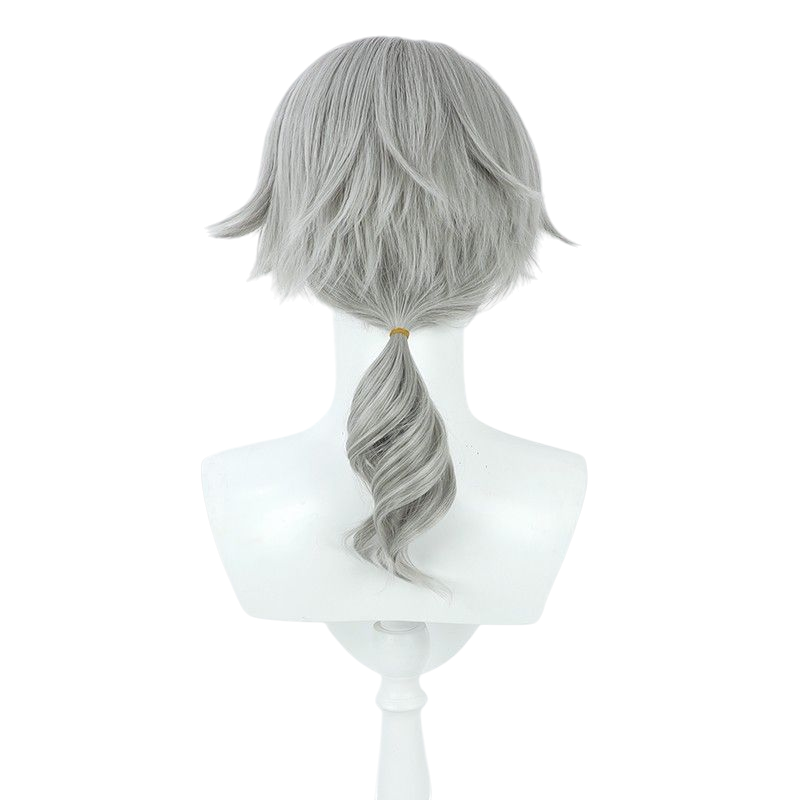 Light Gray Identity V Embalmer "Gatt" (Truth Below) Silver-Grey Long Cosplay Wig