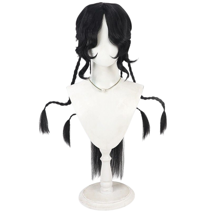 Beige Identity V Priestess "Emissary of Yog-Sothoth" Black Styled Cosplay Wig