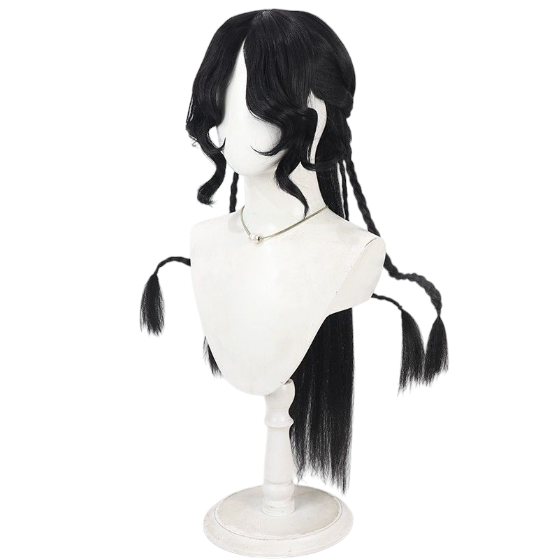 Beige Identity V Priestess "Emissary of Yog-Sothoth" Black Styled Cosplay Wig