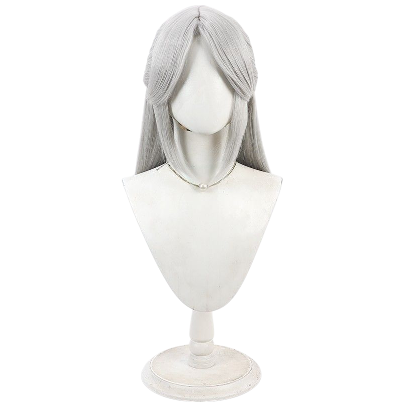 Light Gray Identity V Perfumer "Fatal Affection" Cosplay Wig with Detachable Buns