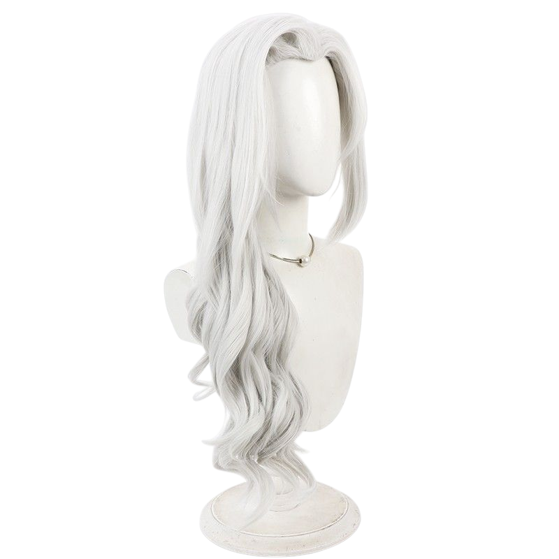 Light Gray Identity V Photographer "Joseph" Silver-White Curly Cosplay Wig