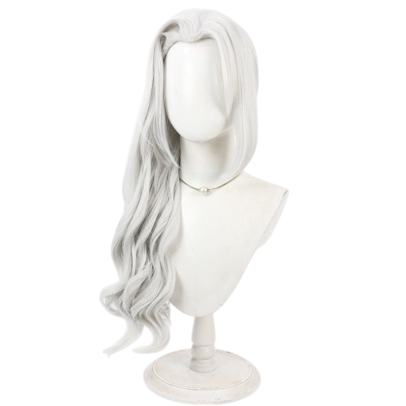 Antique White Identity V Photographer "Joseph" Silver-White Curly Cosplay Wig