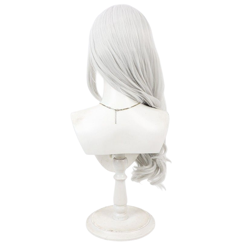 Antique White Identity V Photographer "Joseph" Silver-White Curly Cosplay Wig