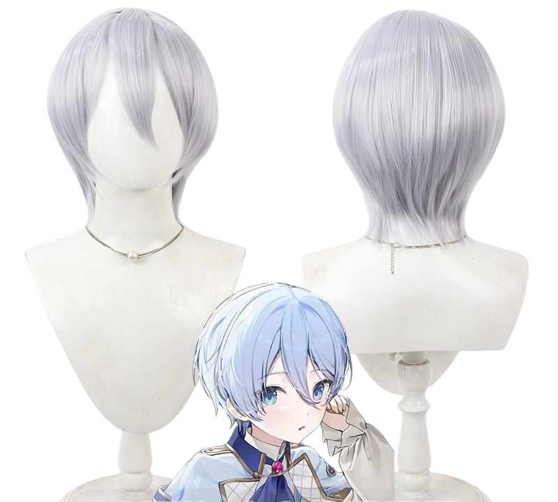 Project Sekai: Colorful Stage! - Yoisaki Kanade Short Light Blue Cosplay Wig