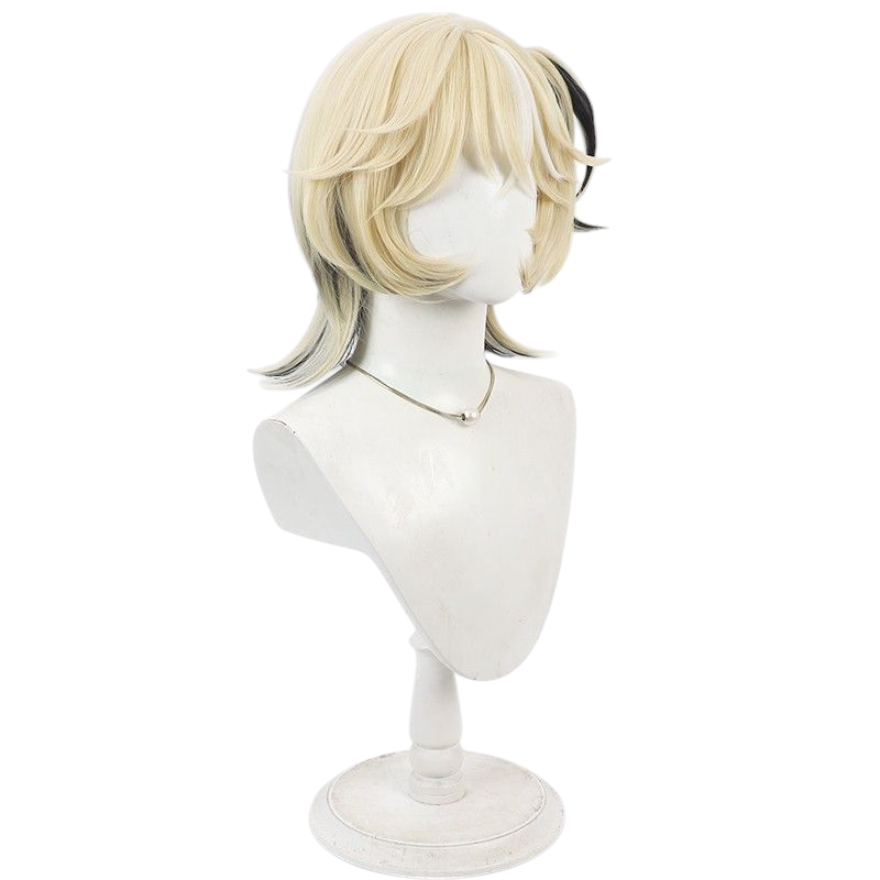 Light Gray Identity V Mechanic "Lockheart" Skin Yellow Gradient Cosplay Wig