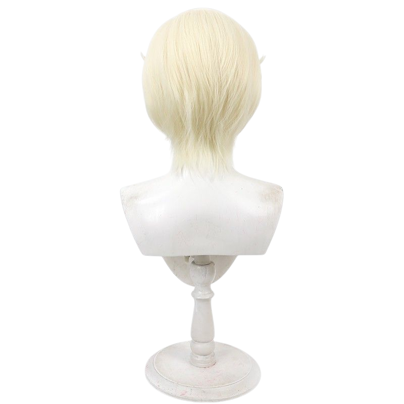 Light Gray Identity V Mechanic "Paper Heart" (Tracy Reznik) Yellow Cosplay Wig (Volumized)