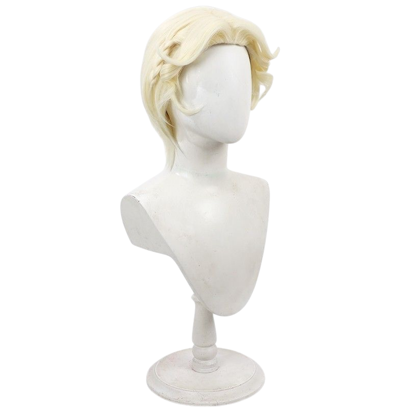 Light Gray Identity V Mechanic "Paper Heart" (Tracy Reznik) Yellow Cosplay Wig (Volumized)