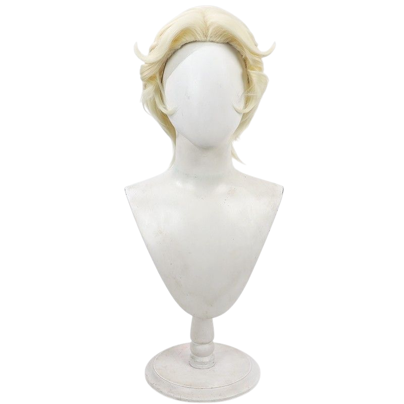 Light Gray Identity V Mechanic "Paper Heart" (Tracy Reznik) Yellow Cosplay Wig (Volumized)