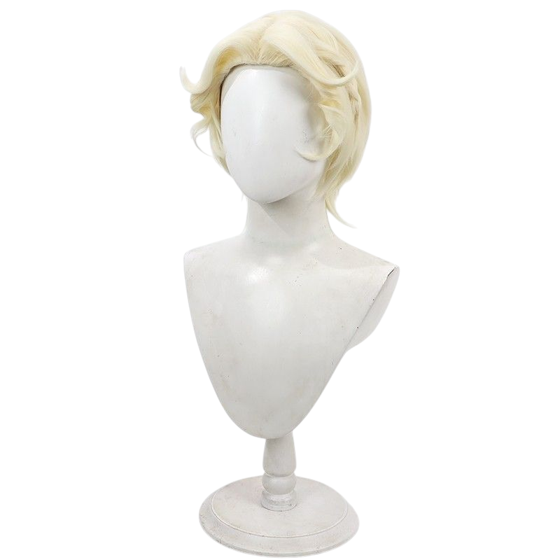 Light Gray Identity V Mechanic "Paper Heart" (Tracy Reznik) Yellow Cosplay Wig (Volumized)