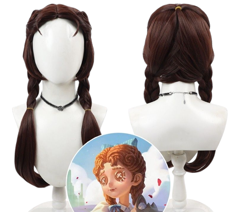 Dark Slate Gray Identity V Little Girl "Dorothy" (A-Tier Skin) Cosplay Wig with Simulated Scalp