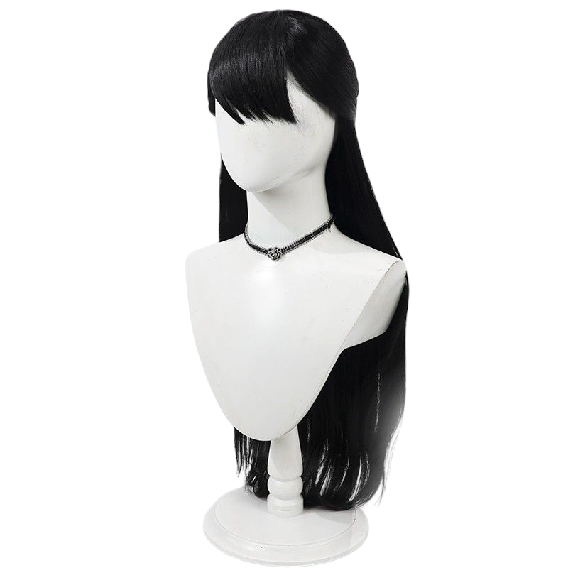 Light Gray Identity V Antiquarian "Qi Shiyi" (S-Tier Golden Skin) Black Cosplay Wig