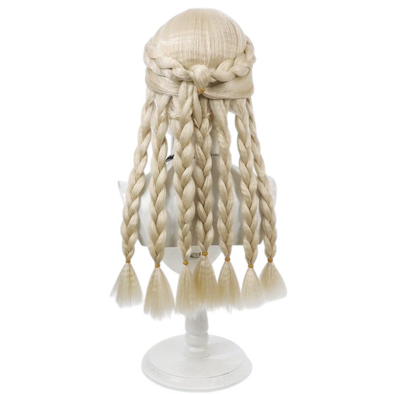 Gray Identity V Perfumer "Eudic" (S-Tier Golden Skin) Golden Yellow Styled Cosplay Wig