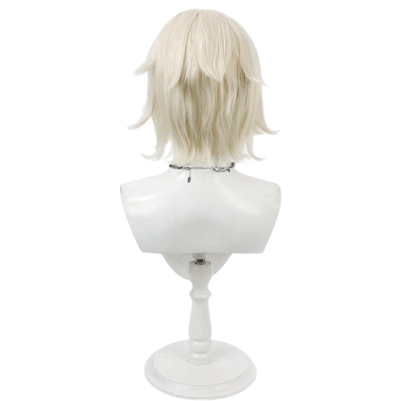 Light Gray Identity V Madame Red "Grand Duchesse" (Mary) Light Yellow Cosplay Wig with Scalp