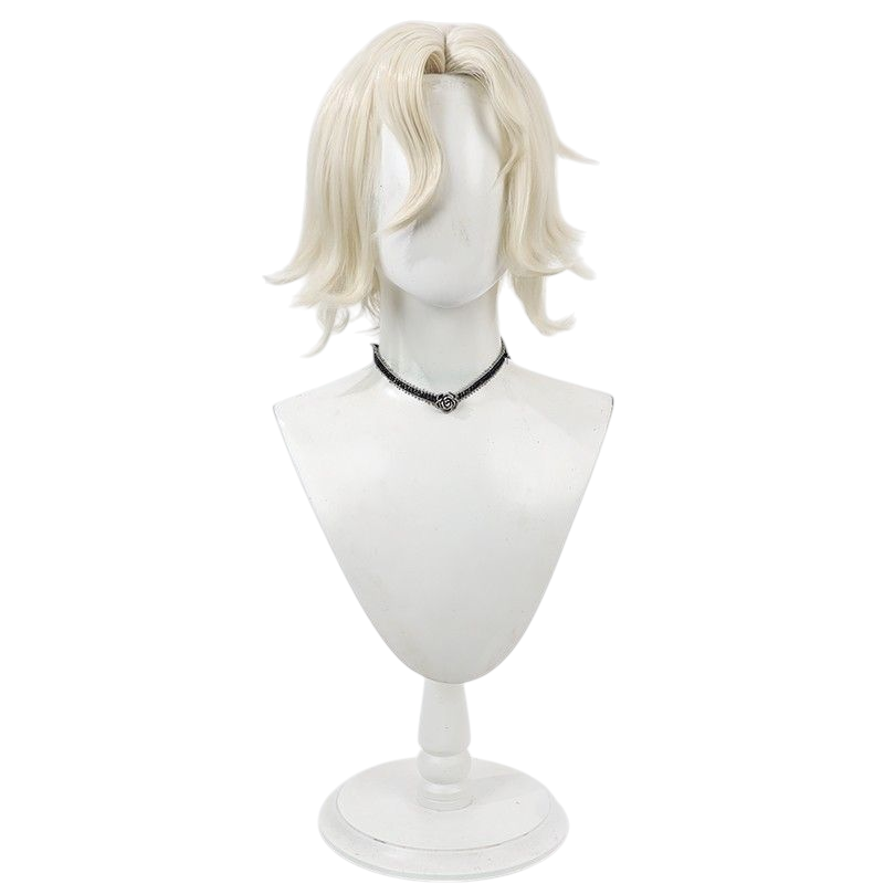 Light Gray Identity V Madame Red "Grand Duchesse" (Mary) Light Yellow Cosplay Wig with Scalp