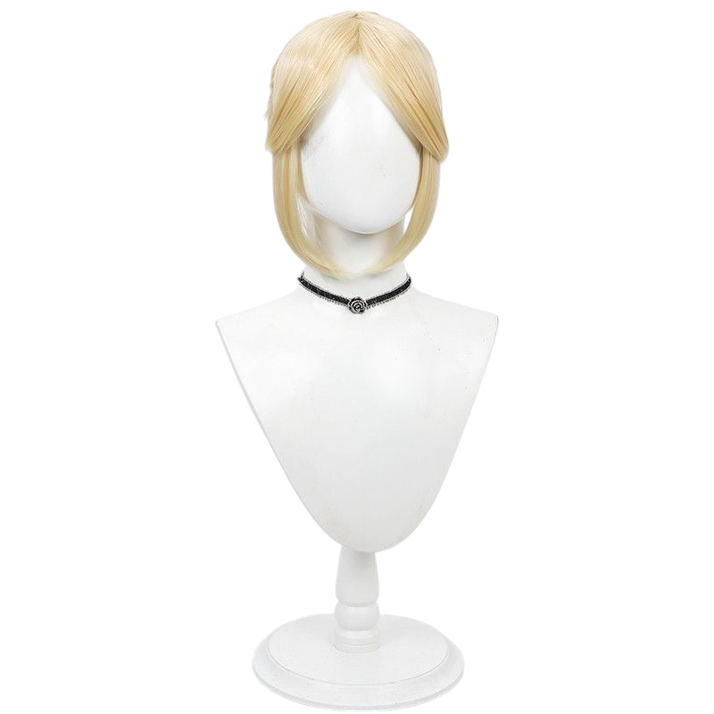 Antique White Identity V Sculptor "Galatea" (Default) Light Yellow Updo Cosplay Wig with Scalp