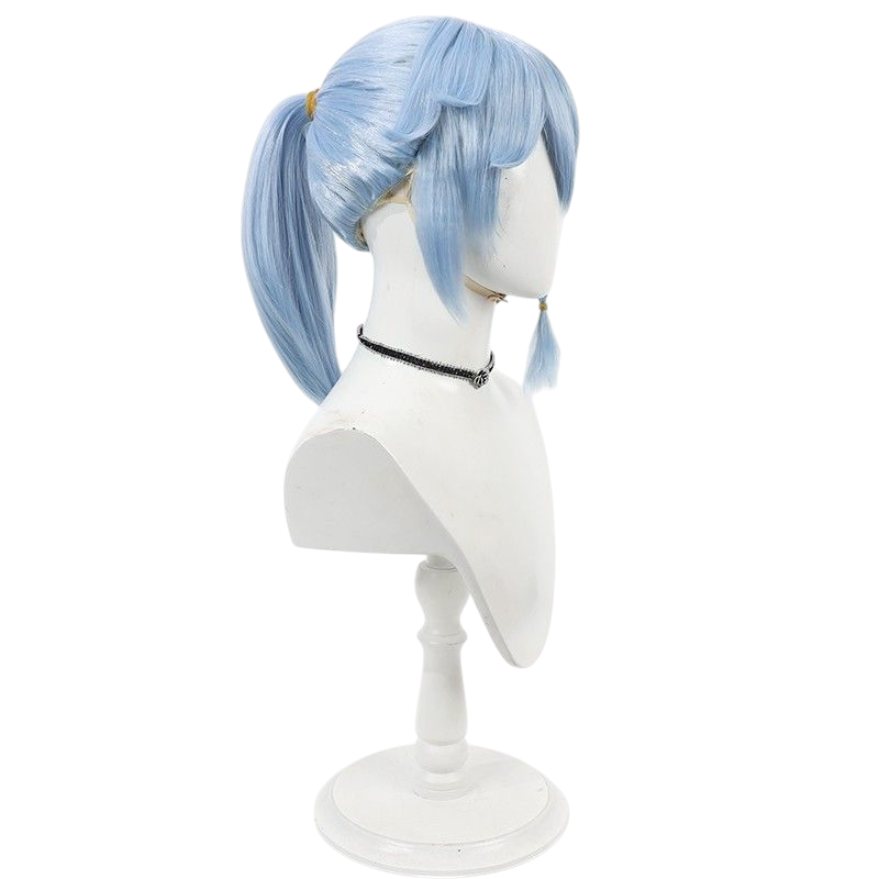 Light Gray Identity V Prisoner "Qiu Chan" (Luca Balsa) High Ponytail Cosplay Wig with Scalp