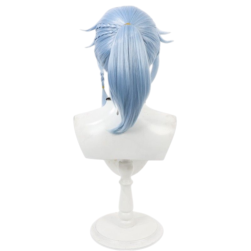 Light Gray Identity V Prisoner "Qiu Chan" (Luca Balsa) High Ponytail Cosplay Wig with Scalp