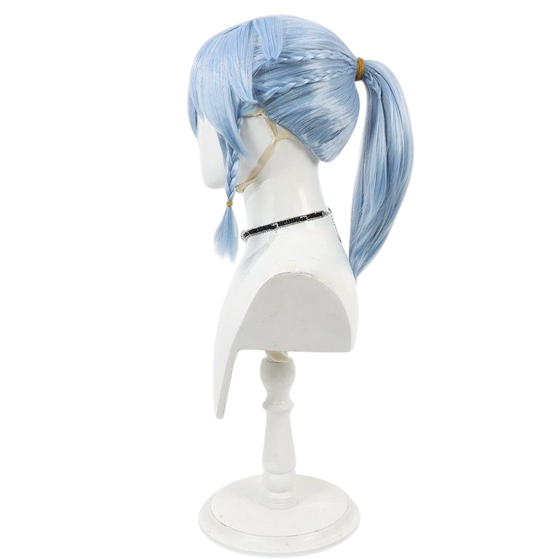 Light Gray Identity V Prisoner "Qiu Chan" (Luca Balsa) High Ponytail Cosplay Wig with Scalp