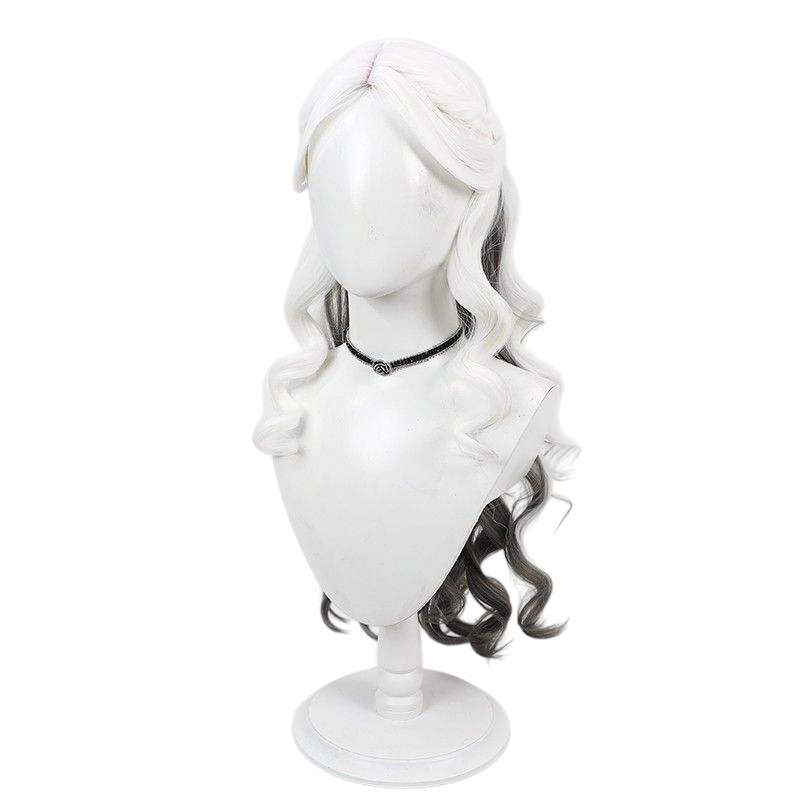 Lavender Identity V Psychologist "Long Night" (Ada Mesmer) Gradient Cosplay Wig with Scalp