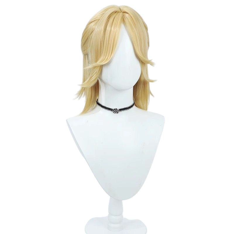 Light Gray Identity V Perfumer "Refiner" (Vera Nair) Purple Skin Yellow Cosplay Wig with Scalp