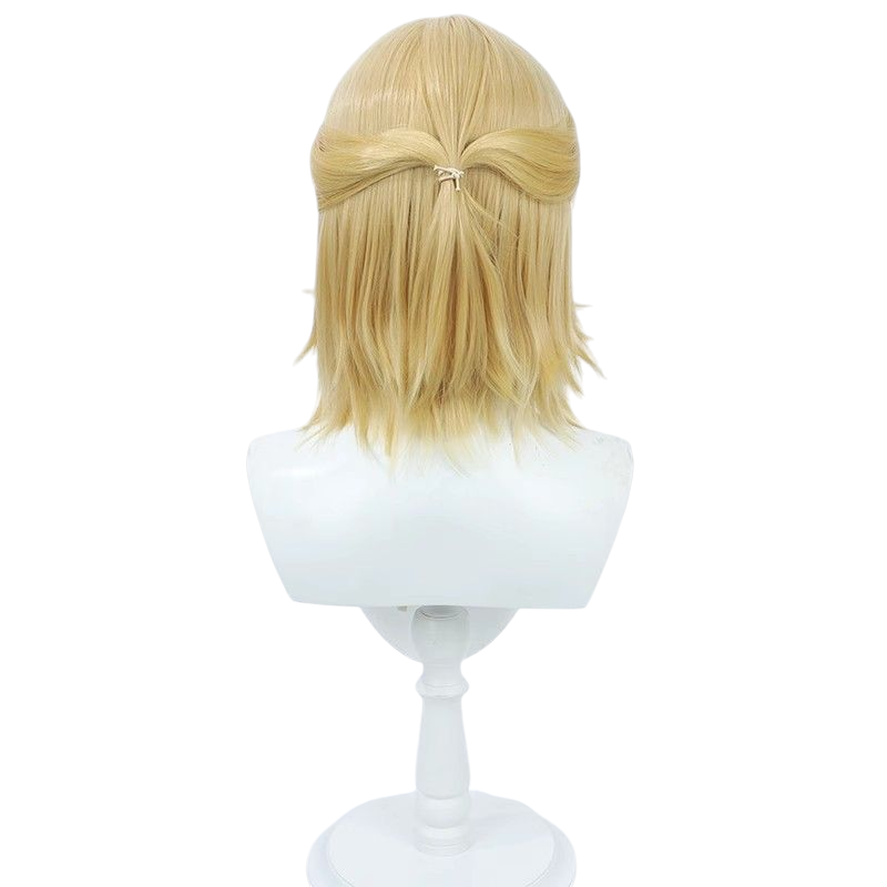 Lavender Identity V Perfumer "Refiner" (Vera Nair) Purple Skin Yellow Cosplay Wig with Scalp