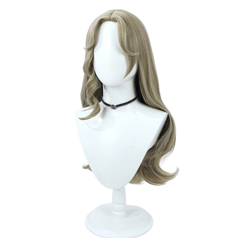 Lavender Identity V Little Girl "Rolling Panda" (Panda) Cosplay Wig with Simulated Scalp