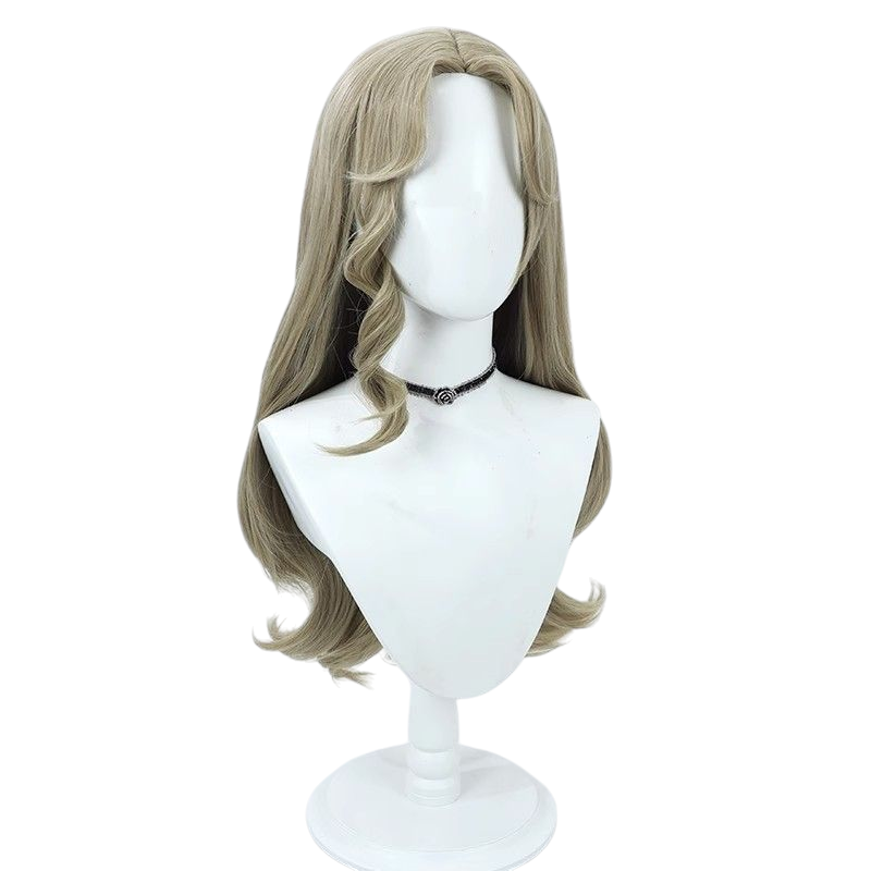 Light Gray Identity V Little Girl "Rolling Panda" (Panda) Cosplay Wig with Simulated Scalp