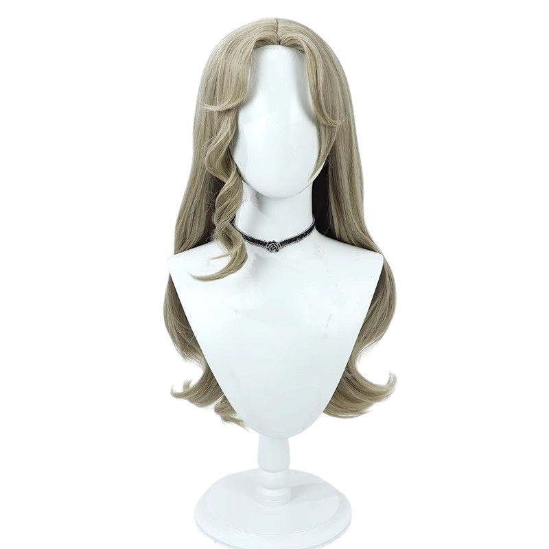 Lavender Identity V Little Girl "Rolling Panda" (Panda) Cosplay Wig with Simulated Scalp