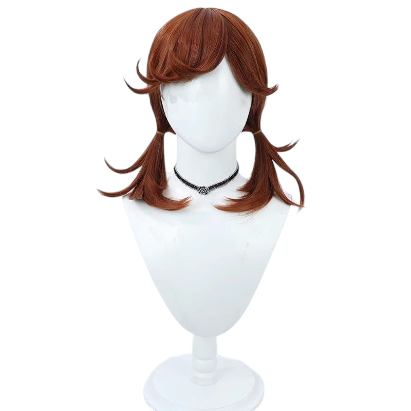 Lavender Identity V Gardener "Lily Baral" (Emma Woods) Cosplay Wig with Double Braids & Scalp