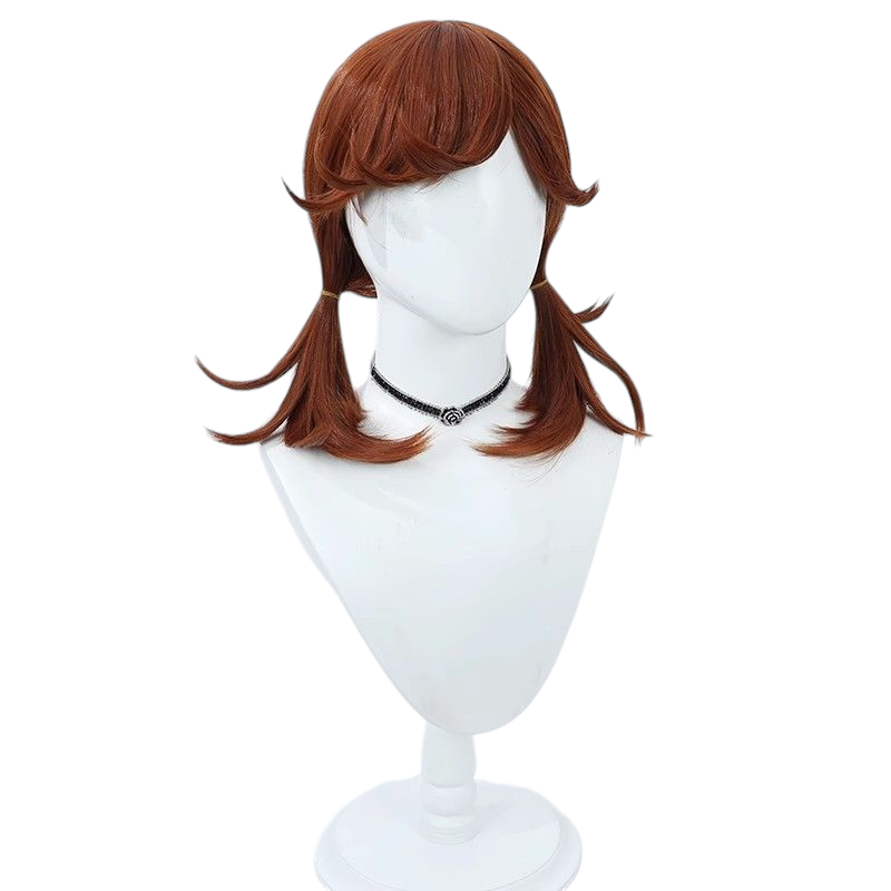 Lavender Identity V Gardener "Lily Baral" (Emma Woods) Cosplay Wig with Double Braids & Scalp