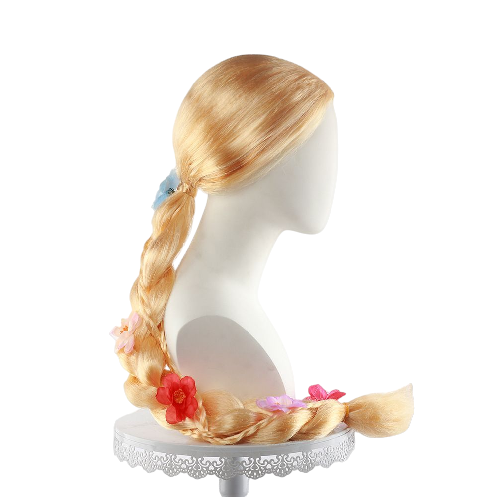 Rapunzel Kids Cosplay Wig - Disney's Tangled Princess Extra Long Braid (FEVERCOS)
