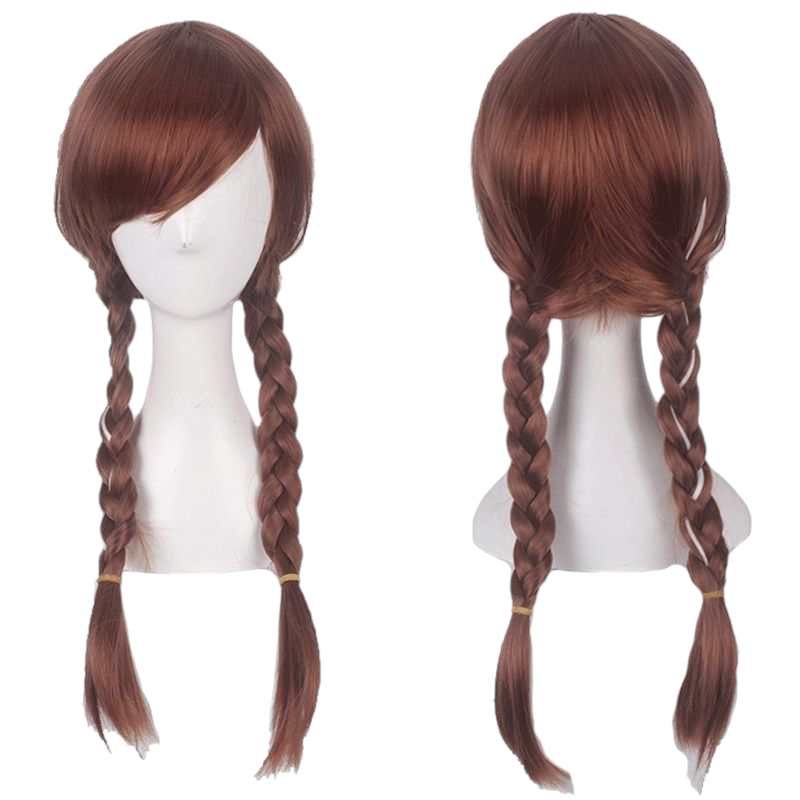 Anna Princess Cosplay Wig - Disney's Frozen Auburn Double Braids (FEVERCOS)