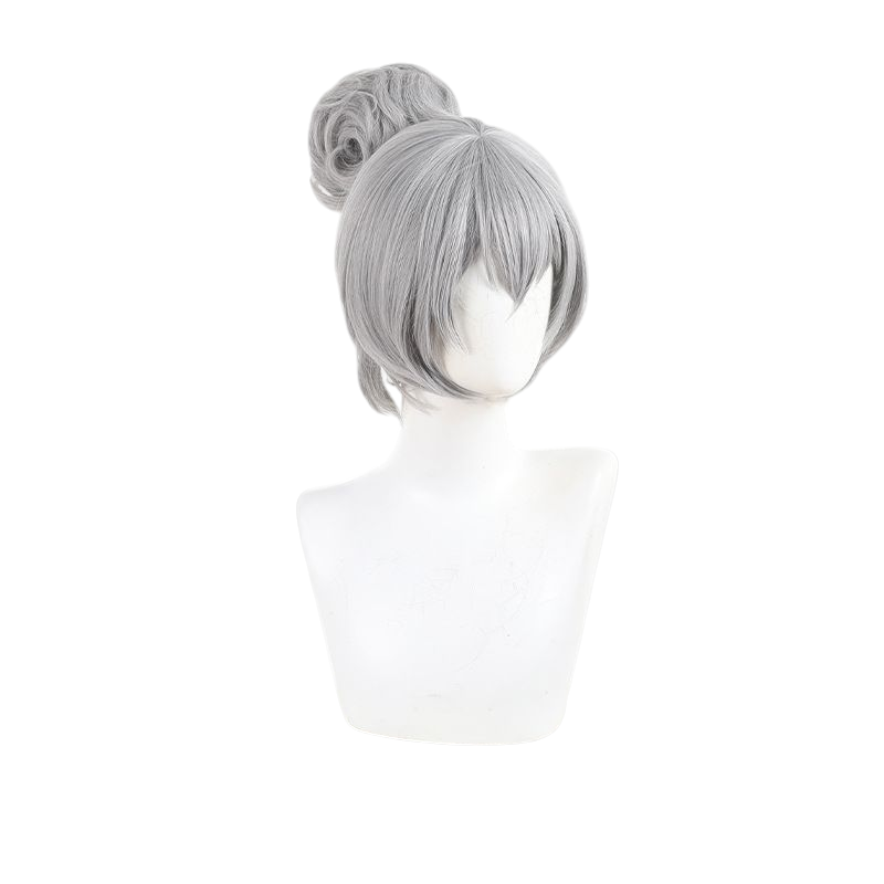 Lavender Judy Hopps Gala Dress Cosplay Wig - Disney's Zootopia Bun & Short Hair (FEVERCOS)