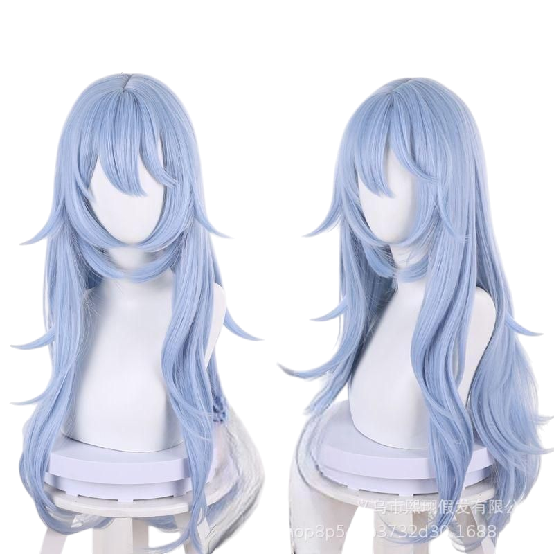 Rei Ayanami Cosplay Wig - Evangelion (EVA) Short Blue Hair with Skin Top (FEVERCOS)
