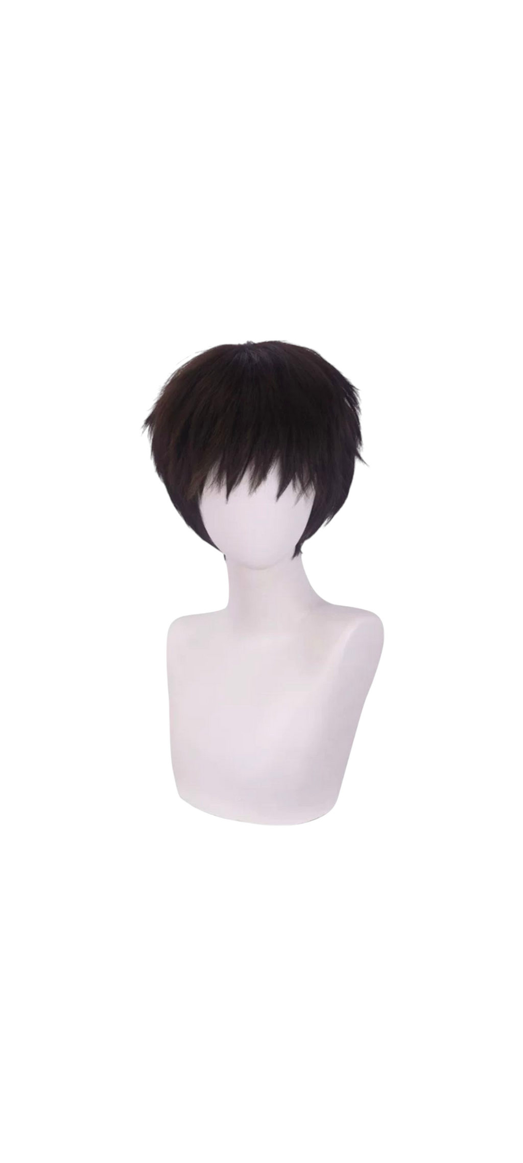 Shinji Ikari Cosplay Wig - Evangelion (EVA) Short Brown Flip (FEVERCOS)