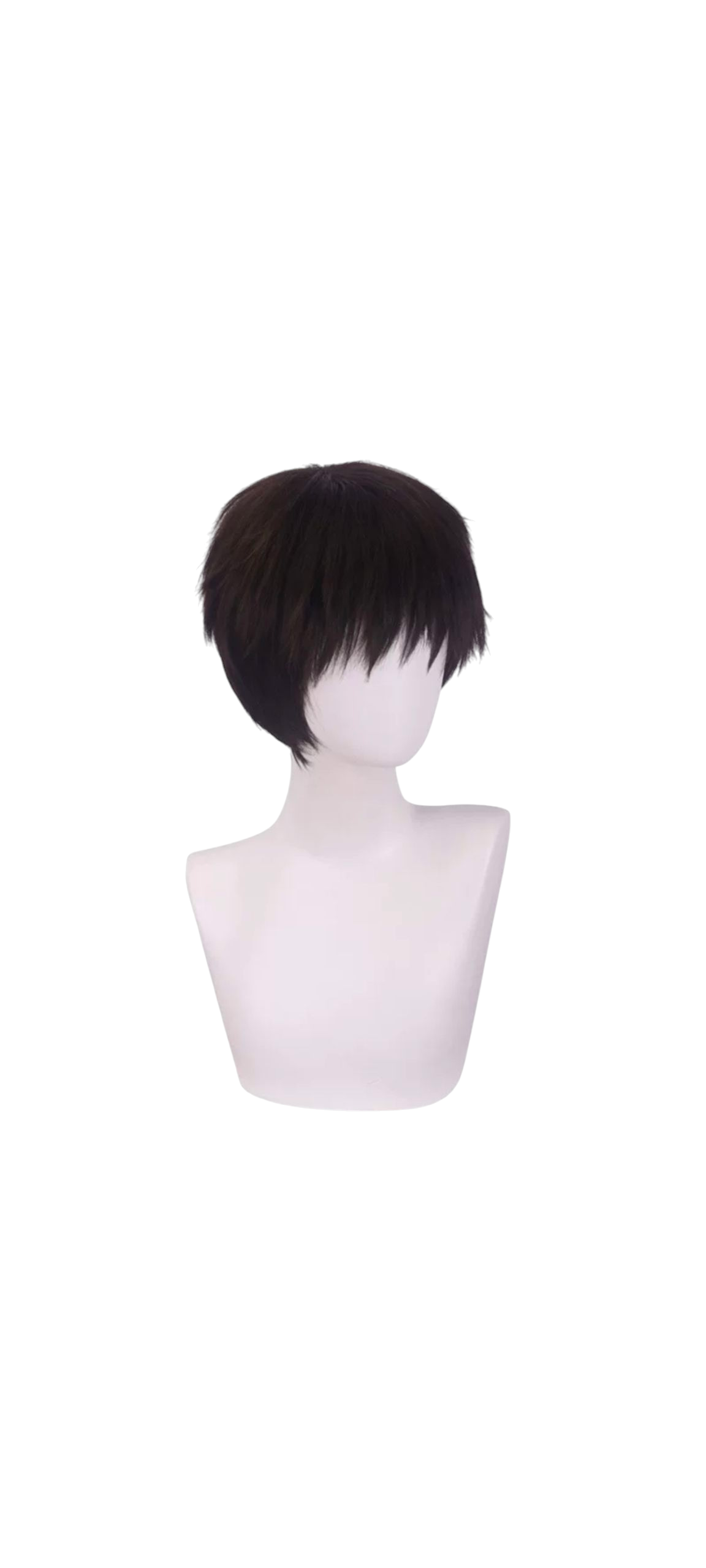 Shinji Ikari Cosplay Wig - Evangelion (EVA) Short Brown Flip (FEVERCOS)