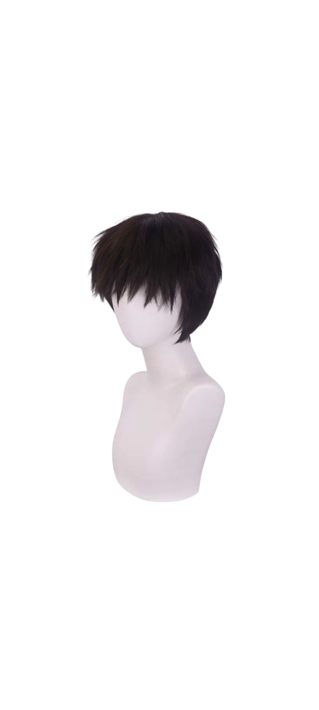 Shinji Ikari Cosplay Wig - Evangelion (EVA) Short Brown Flip (FEVERCOS)